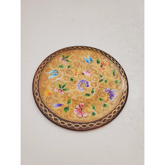 Vintage 1970’s Copper Enamel Wall Plate - Copper Plate To Hang On The Wall | - Picture 3 of 9